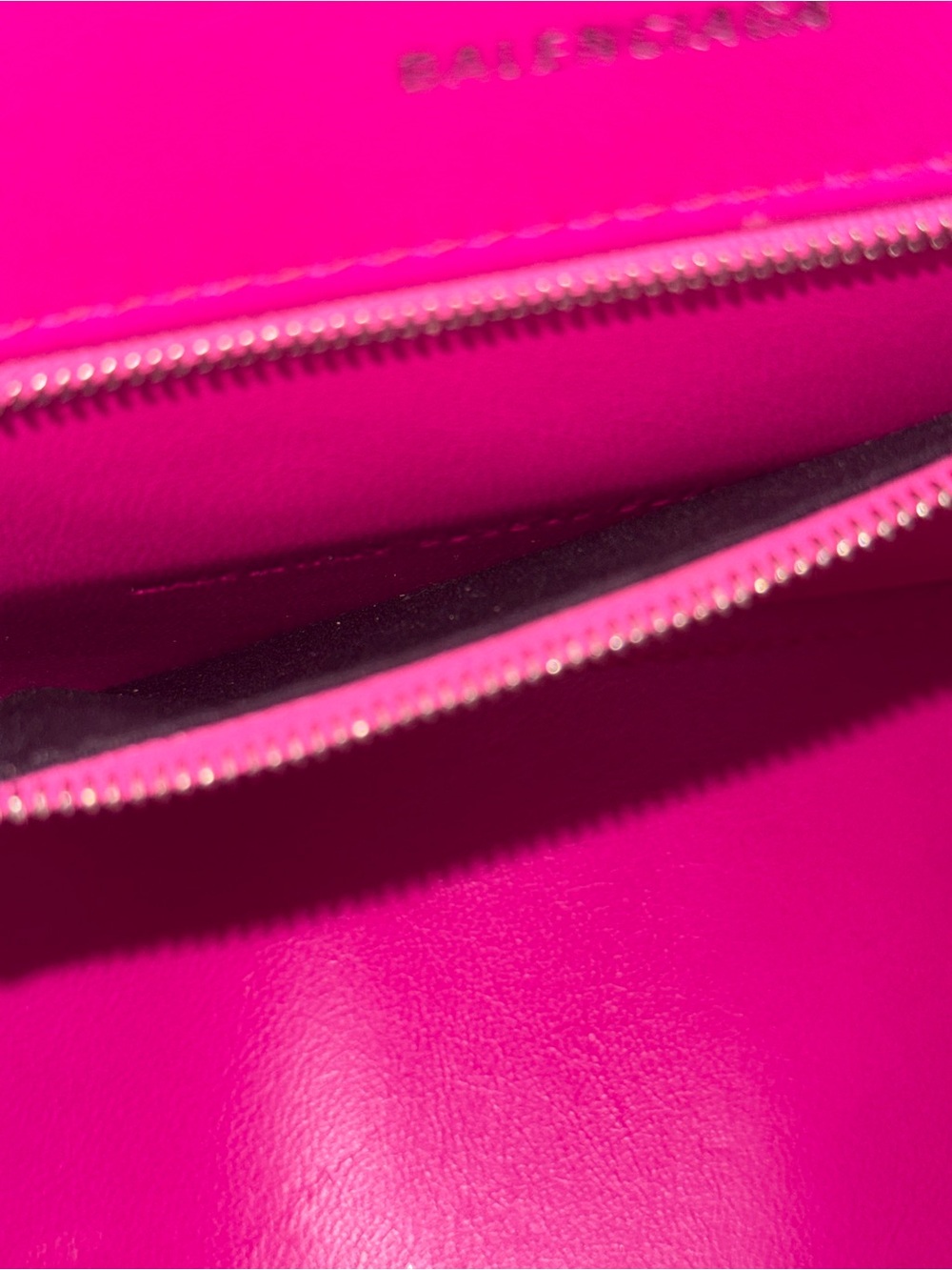Balenciaga Mini Top Handle Bag in Bright Pink - Picture 11 of 12